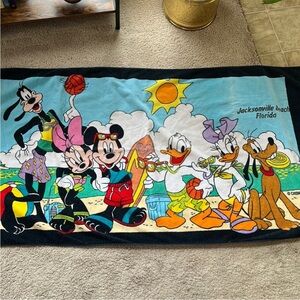 Disney Jacksonville Beach Florida Vintage Towel